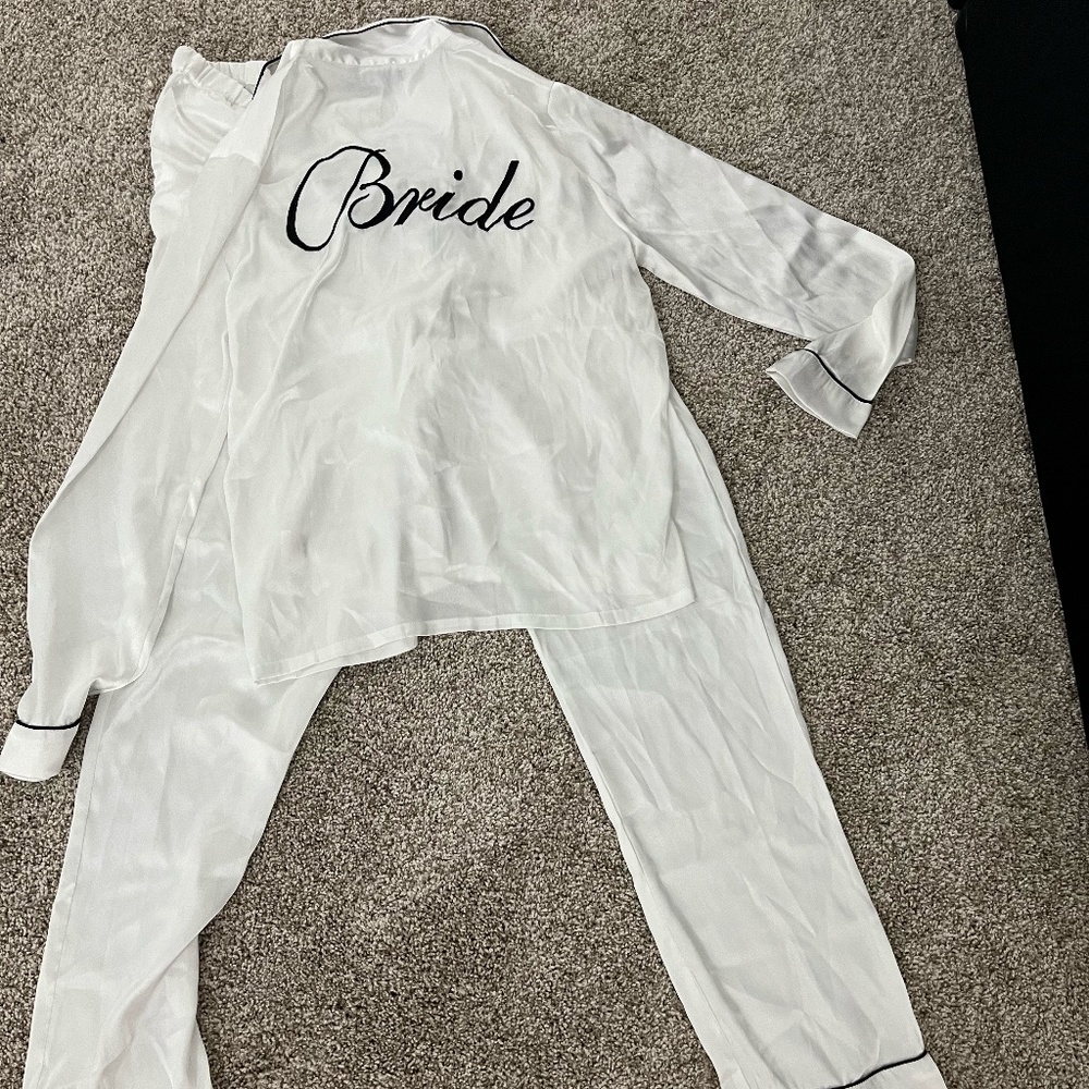 Boohoo Bride Pajamas